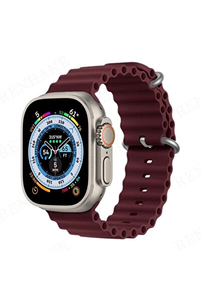 Alstrap Apple Watch Seri 6/7/8/9 10 Se Ultra 44mm-45mm-46mm 49mm Uyumlu Ocean...