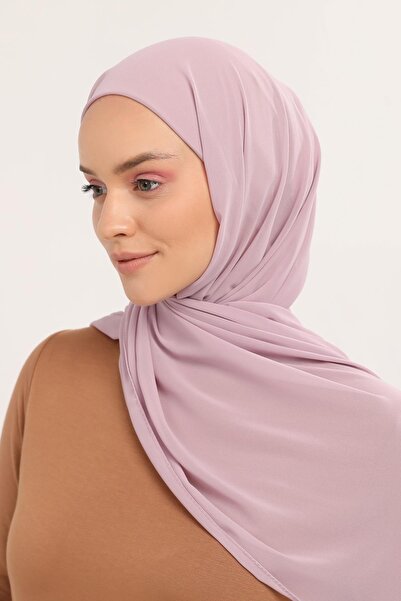 Altobeh Ready Practical Luxury Pipe Boned Chiffon Shawl Powder