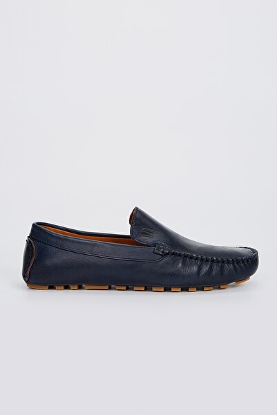Valmenti Astro Erkek Jean Hakiki Deri Loafer Ayakkabı