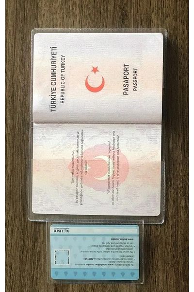 İPAX 5 Pieces Transparent Passport Case Passport Protection Container Passport Wallet Passport Holder Suitable for All Passports