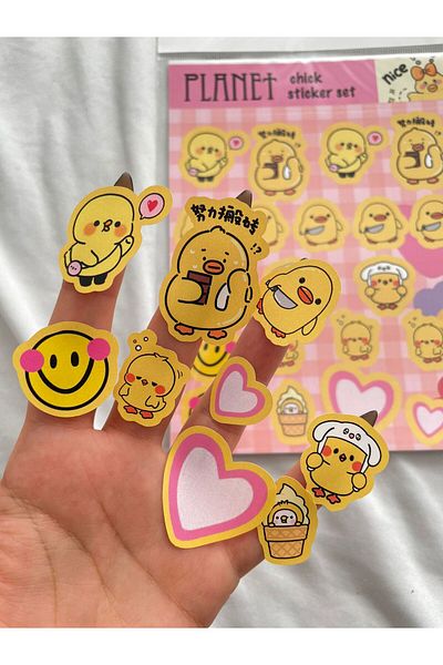 Planet Butik Chick Sticker Set