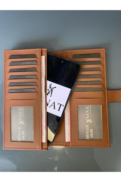 SANAT LEATHER Sl-cr7 Штучна шкіра Телефонний відділ Елегантний гаманець 18,5 ...