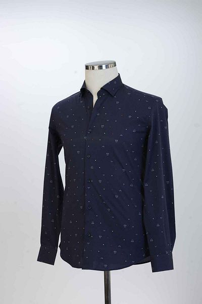 Paul Martin Canadian 100% Cotton Patterned Printed Digital Men's Shirt PM3436R01