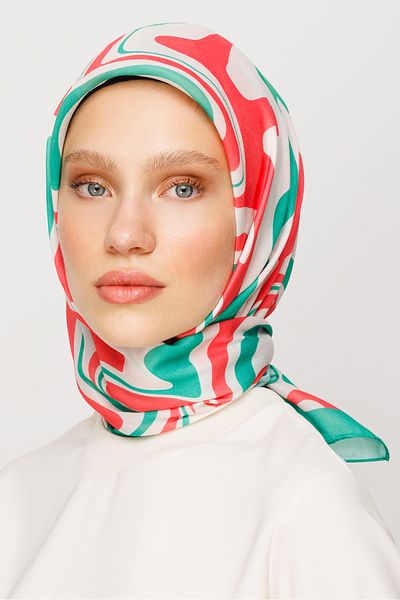 Mooncorn Ψηφιακό μαλακό κασκόλ Mira Pattern