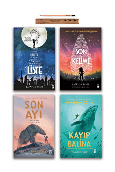 Genç Timaş Liste - Son Kelime - Son Ayı - Kayıp Balina Set 4 Kitap