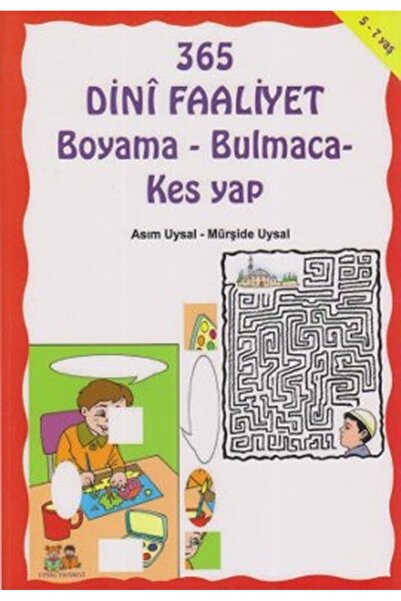 Uysal Yayınevi 365 نشاطًا دينيًا تلوينًا - ألغاز - قطع