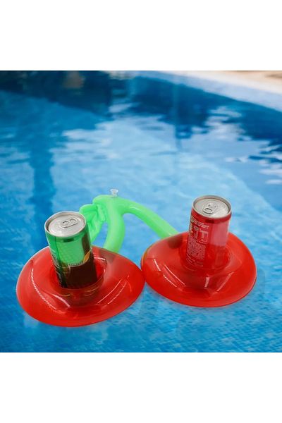 Şeker Ofisi Sea Bed Inflatable Cup Holder Cherry