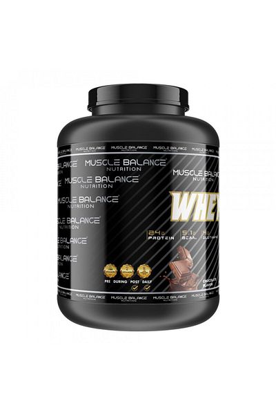 MUSCLE BALANCE Whey Protein 2400 Gr 75 Serve Chocolate