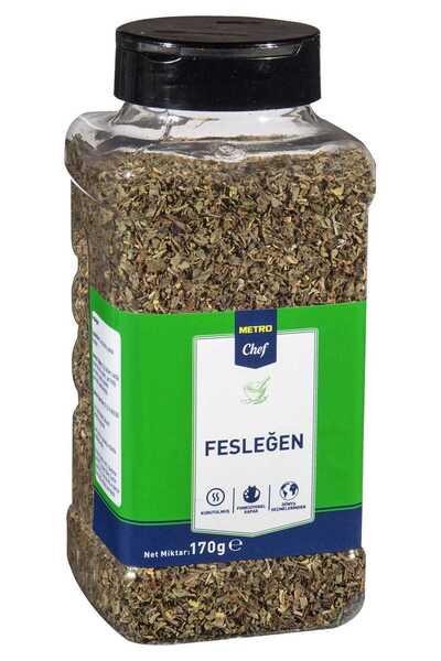 Metro Chef Fesleğen 170G Mutfak Şef Pasta Tatlı Tuzlu Baharat