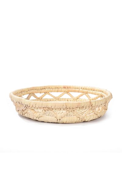 Savana El Yapımı Sanatları Tulip Straw Tray Large Size