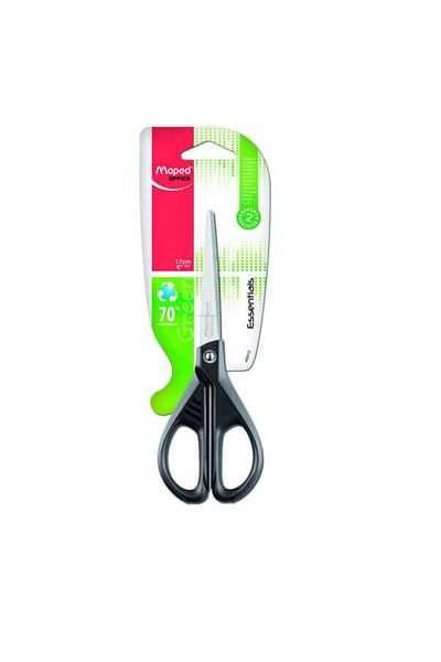 Maped Essentials Green Asymmetric Scissors 17 Cm(468010)