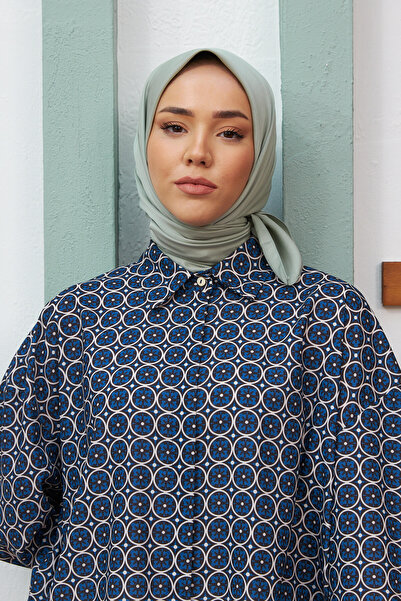 Silk Home Düz Twill Eşarp - Çağla Yeşili