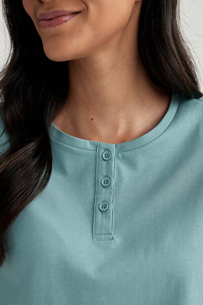 DeFacto Fall In Love Regular Fit Kısa Kollu Takımı