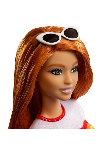 Barbie Fashionistas Bebek Ve Aksesuarları Gökkuşağı Tişörtlü Koleksiyon