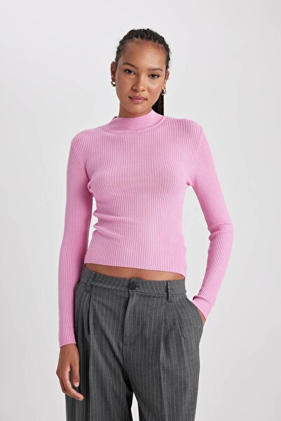 DeFacto Slim Fit Half Turtleneck Sweater L8848az23au