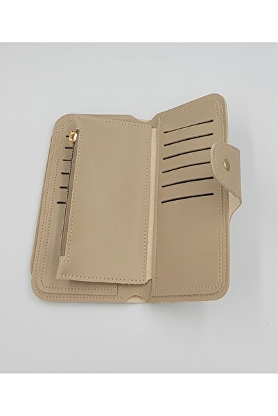 DAVID POLO Kırase Women's Mink Multi-Compartment Large Size Quality Soft Wallet