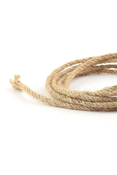 EBADRİP 25m 6mm Jute Rope Decorative Wicker Rope