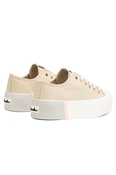 Benetton ® | BN-30941 - Bej - Kadın Spor Ayakkabı