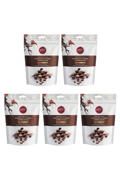 Elit Çikolata Kahve Draje Çikolata 125g 5'li Set (5X125G)