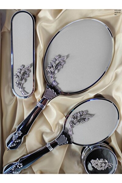ÇİDEM'S 4 Lü Ayna Tarak Seti Yeni Sezon Lüks