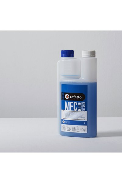 Cafetto MFC BLUE ALKALİ SÜT TEMİZLEYİCİSİ KAHVE MAKİNESİ BUHAR ÇUBUĞU STERİLİZE TEMİZLEME 1LT - E14005
