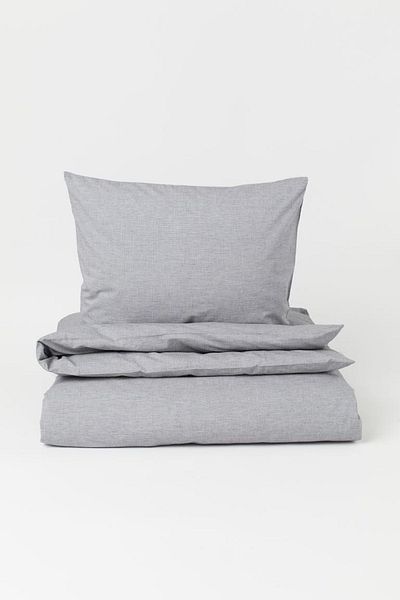 Ricco Lifes Construction Site Duvet Cover Set Single Gray