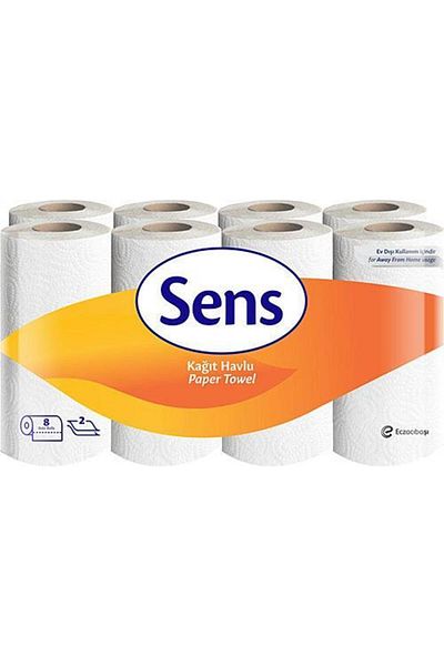 Sens Paper Towel 8 Rolls-3 Pack