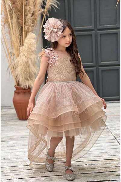 ugurbocegicocukdunyası Uğur Böceği Çocuk Kat Kat Abiye Kostüm 3'lü Set