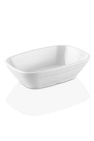 GastroPlast 20 Cm Kare Oval Kayık Tabak ( Kırılmaz, Sararmaz, Ömürlük, Plasti...