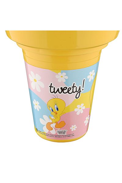 Tuffex Tweety Corn Bucket Glass with Straw Set