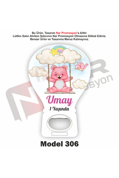 Nar Promosyon 20 Adet Açacak Magnet Hediyelik - Sünnet, Nişan, Söz, Düğün Hed...