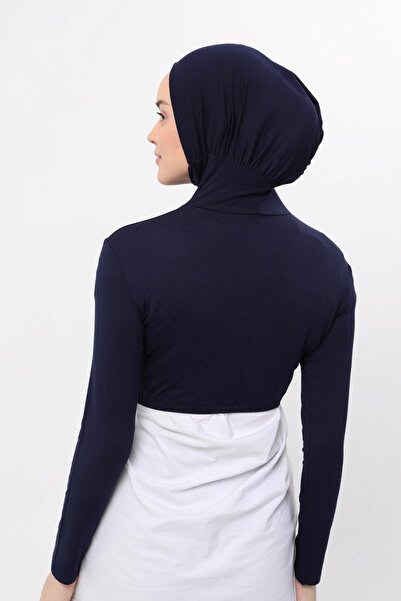 Altobeh Μακρυμάνικο γιακά με μπονέ μισό σώμα Navy Blue