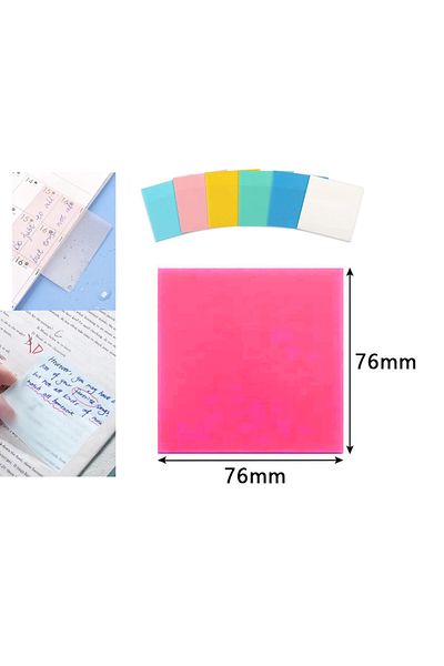Limmy Transparent posit adhesive note paper pos it - Pink
