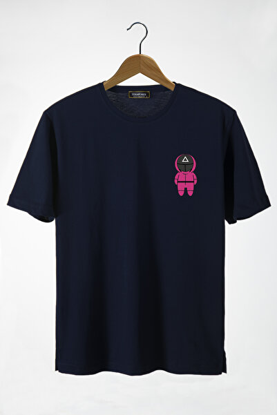 Terapi Men Μπλουζάκι Unisex σε μπλε ναυτικό χρώμα με στάμπα Squid Game Baby σ...