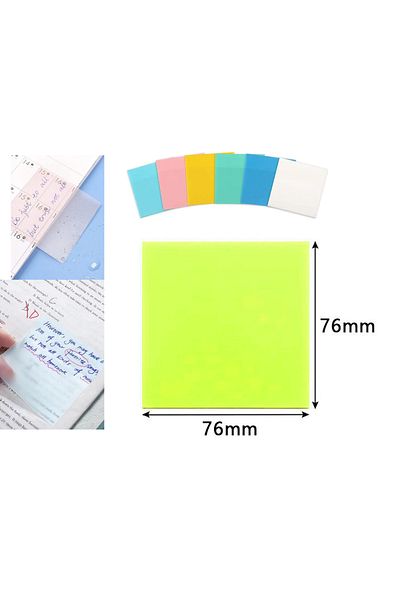 Limmy Transparent posit adhesive note paper pos it - Yellow