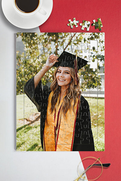 HediyeLabs Kişiye Özel Fotoğraflı Yapboz Puzzle - 99 Parça A4 Resimli Pazıl Yapboz Mezuniyet Hediye