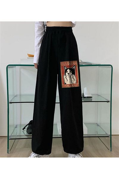 Touz Eyl I Do What I Want Printed Oversize Unisex Μαύρο Φούτερ