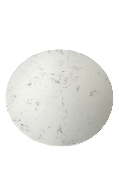 PeraMarble Unbreakable White Quartz Marble Presentation Tray