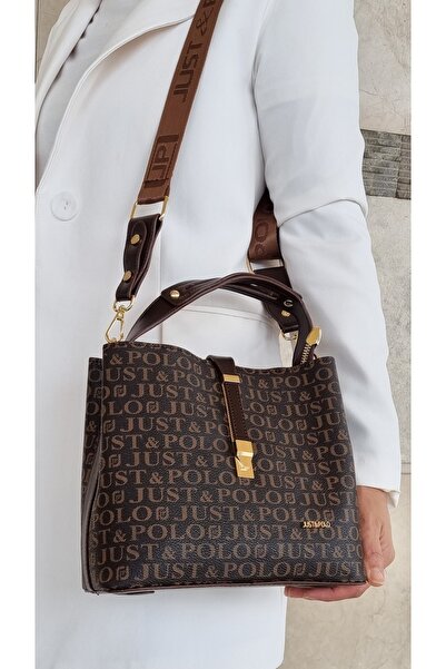 Just Polo حقيبة يد وكتف للنساء من جوستبولو مكونة من 5 أقسام