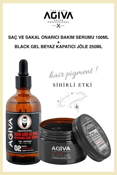 Agiva Güçlendirici Canlandırıcı Şekillendirici Renklendirici Saç-Sakal-Bıyık ...