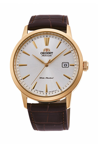 Orient Ra-Ac0F04S10B Leather Brown White Dial 42 mm Automatic Men's Wristwatch
