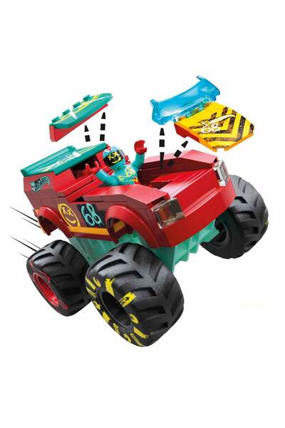 Mega Bloks MEGA Hot Wheels Smash N Crash Demo Derby Extreme Çarpışma Seti HNG53