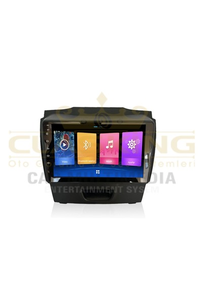 ClasKing ISUZU D-MAX 2015-2020 Uyumlu 8 GB RAM 128 GB HAFIZA ANDROID 12 MULTIMEDIA CARPLAY TEYP