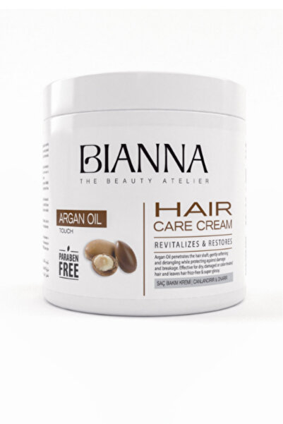 Bianna كريم العناية بالشعر 500 مل أرغان تاتش (خالي من البارابين)