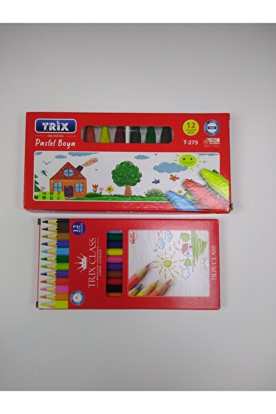 TRİX TRIX Pastel Boya ve Kuruboya Seti