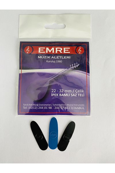 GMC MUSIC STORE Emre 0.22mm Steel - Silk Bamlı Long Neck Binding Wire - Plectrum Gifted