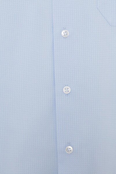 SÜVARİ Kısa Kol Regular Kalıp Armürlü Gömlek