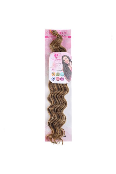 KONAK PERUK Caramel Color Water Wave Hair