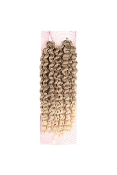 KONAK PERUK Afro Water Wave - For Ashy Auburn and Platinum Ombreli Hair