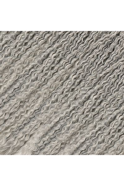 KONAK PERUK Afro Wave Gray Hair - Brazilian